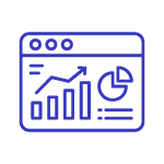 Statistics dashboard showing storage and memory usage